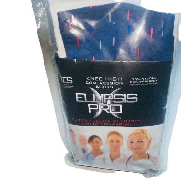 NWT Ellipses Pro Compression Socks in Confetti - XL - Picture 4 of 9